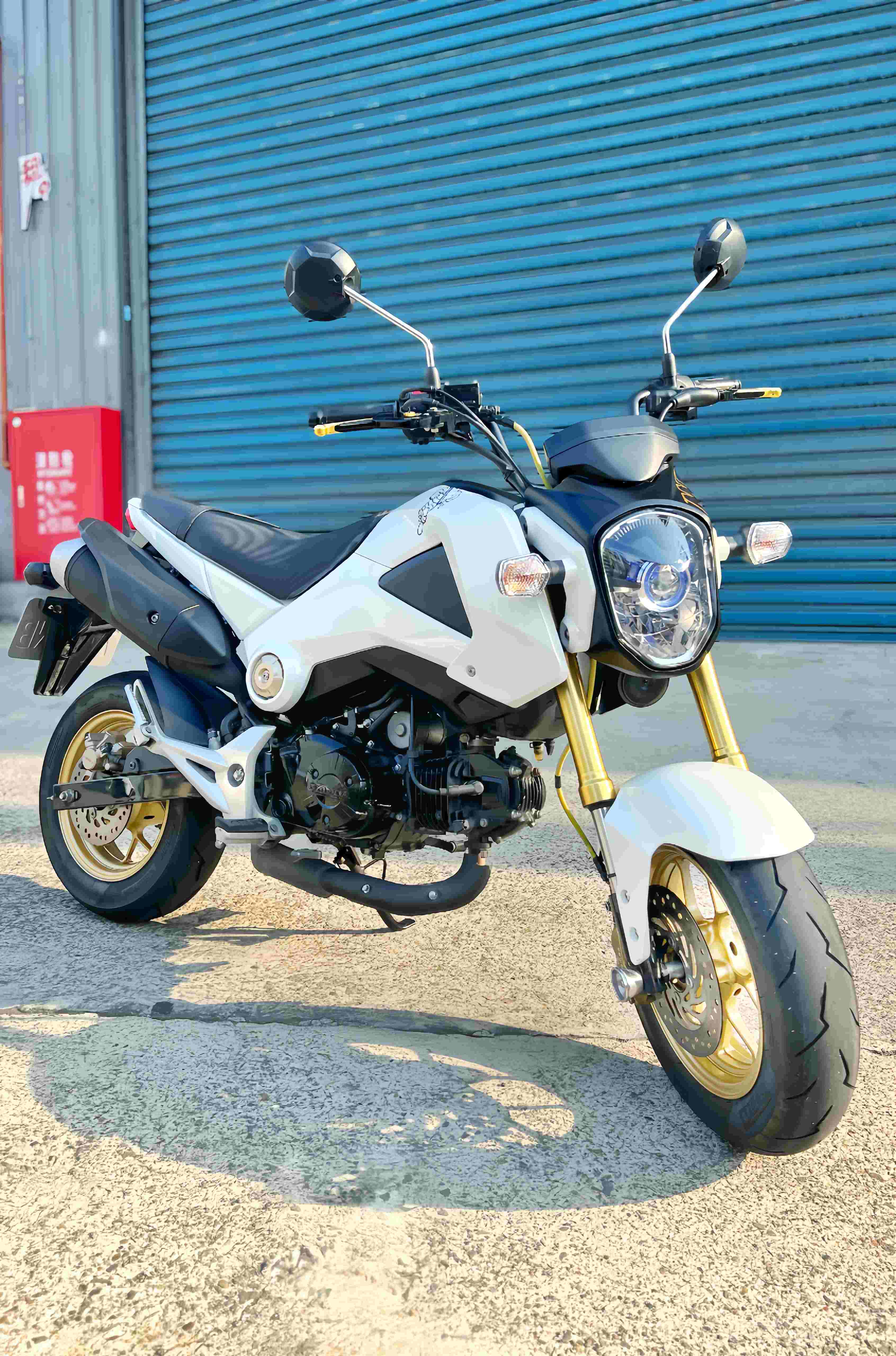 【阿宏大型重機買賣】HONDA MSX125 - 「Webike-摩托車市」 2014年 MSX125 白色系 一手 無倒摔 里程保證