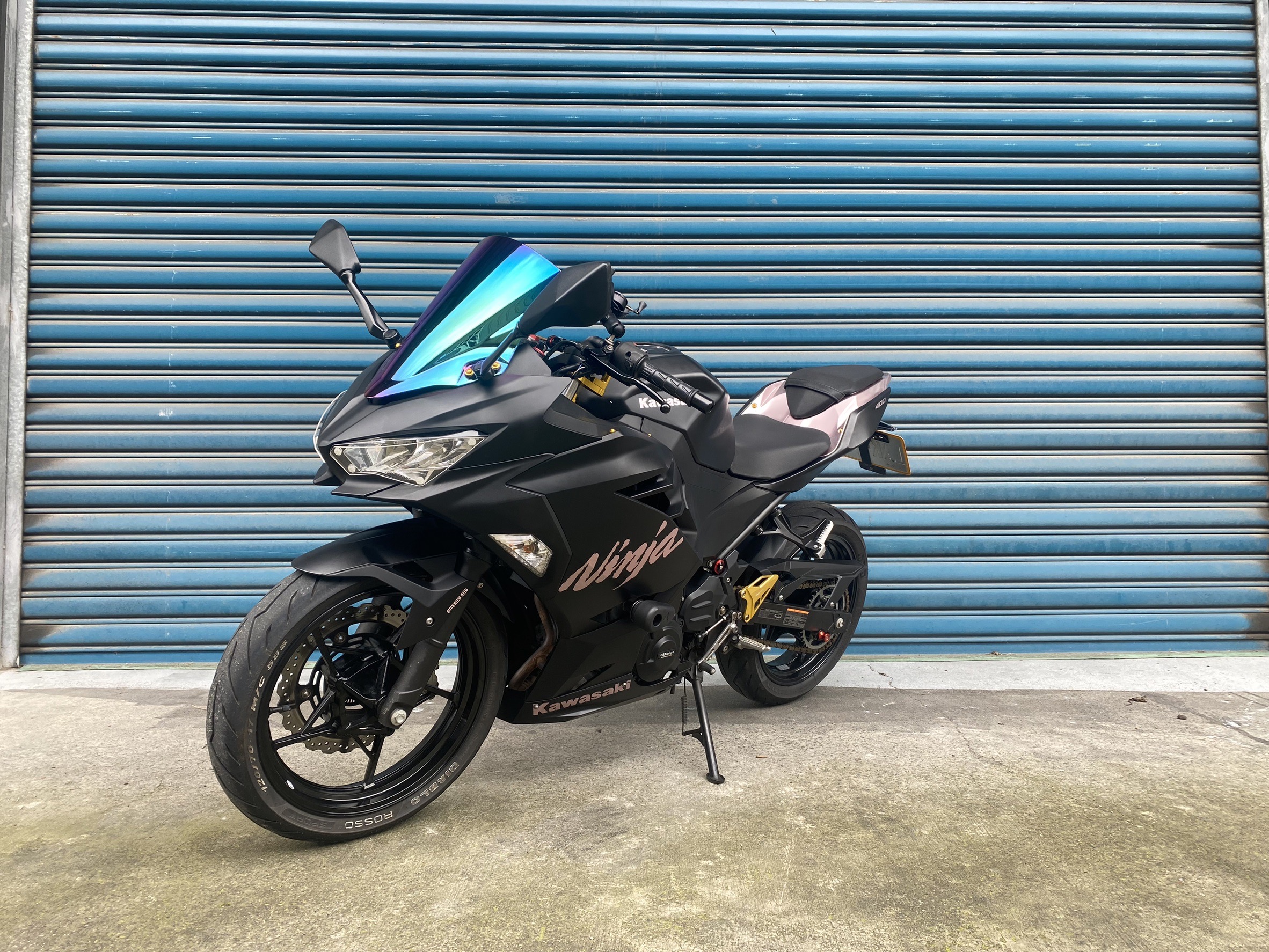 KAWASAKI NINJA400 - 中古/二手車出售中 18年忍400 精品改裝:Matris防甩頭 Savage前叉內管 Brembo卡鉗 仿蠍尾段 IG:大聖二輪廣場 | Motoshen大聖二輪廣場