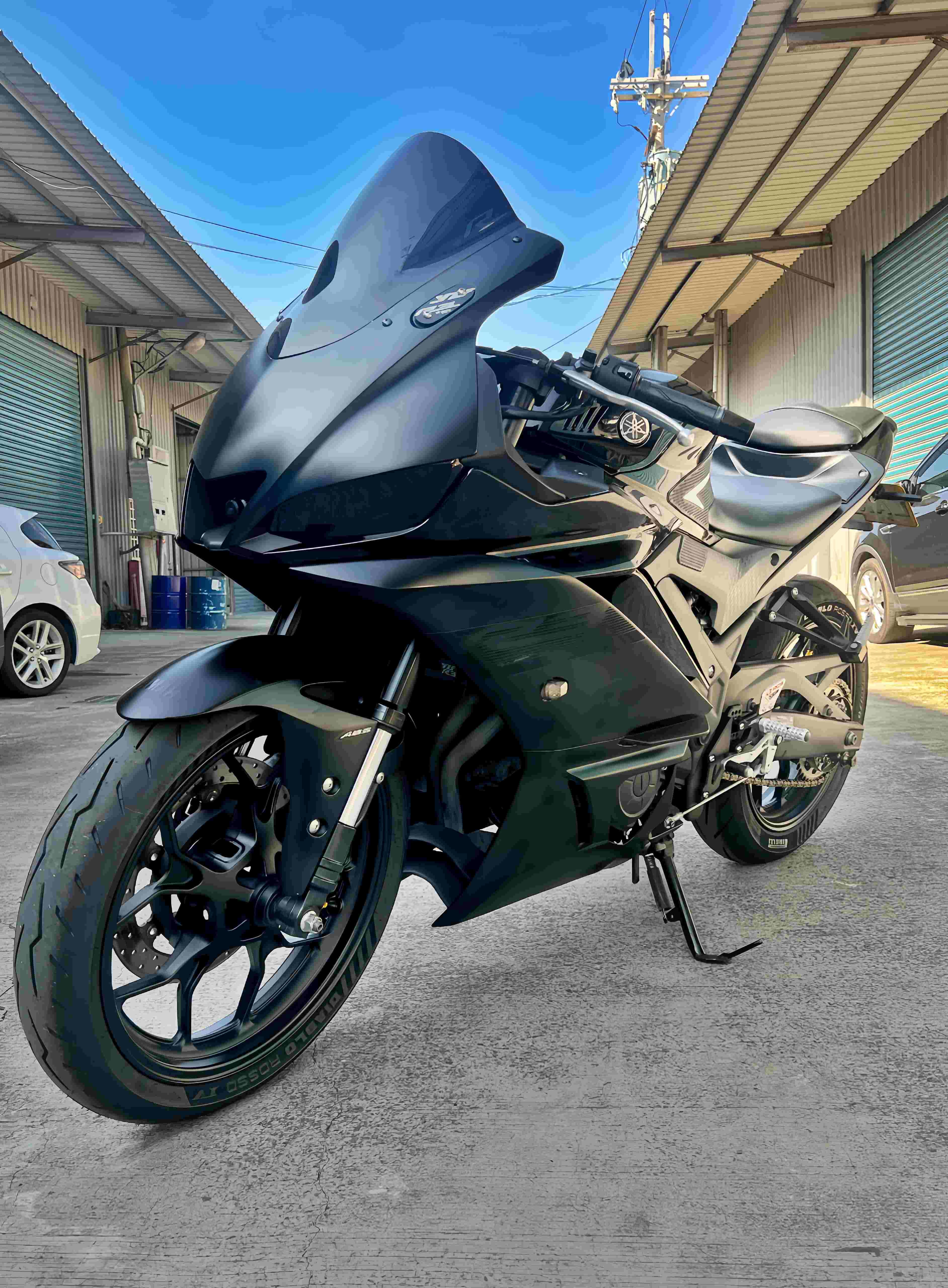 YAMAHA YZF-R3 - 中古/二手車出售中 2021年 R3 番仔管尾段排氣管、Brembo RCS15 煞車總泵&Brembo卡鉗 無摔 無重大事故 | 阿宏大型重機買賣