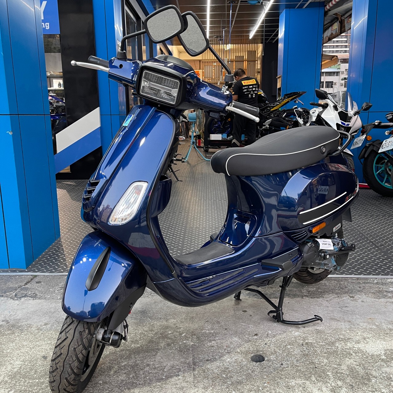 【飛翔重車{三民店}】VESPA SXL - 「Webike-摩托車市」 經典偉士牌 SXL150 全新車 藍色 2023年