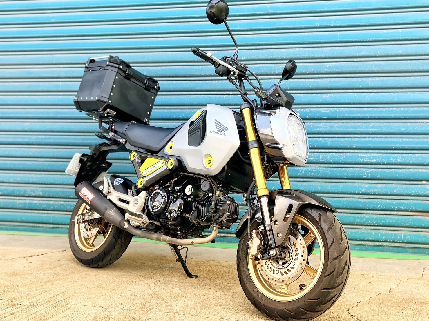 【小資族二手重機買賣】HONDA MSX125(GROM) - 「Webike-摩托車市」 森協全段排氣管 後箱 後架 小資族二手重機買賣