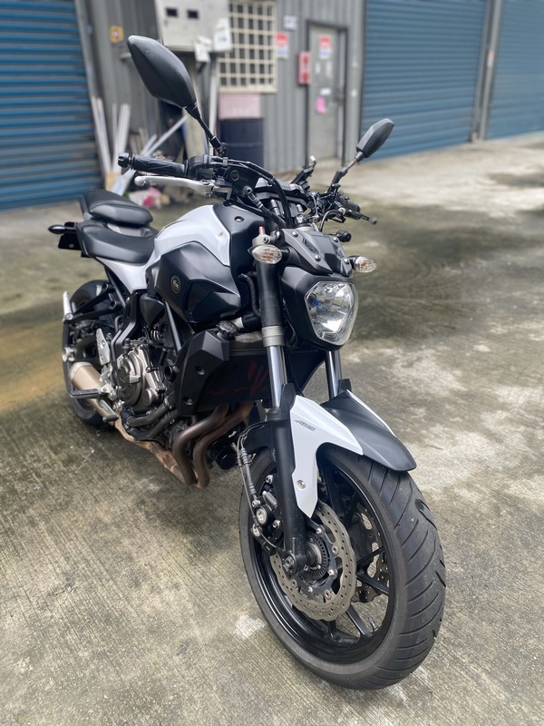 YAMAHA MT-07 - 中古/二手車出售中 17年MT-07白 YSS前叉內管 RPM掛瓶後避震 | Motoshen大聖二輪廣場