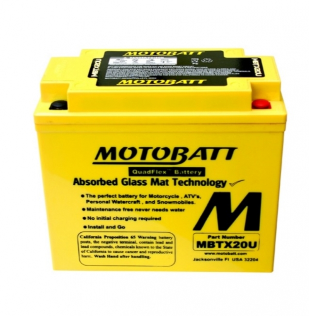 【MOTOBATT】閥控式強效級機車啟動電池-MBTX20U - 「Webike-摩托百貨」