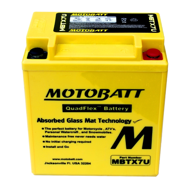 【MOTOBATT】閥控式強效級機車啟動電池-MBTX7U - 「Webike-摩托百貨」