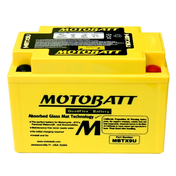 【MOTOBATT】閥控式強效級機車啟動電池-MBTX9U - 「Webike-摩托百貨」