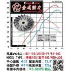 【KC 金成動力】普利盤+風葉外盤+壓板+滑件組-4U通用| Webike摩托百貨