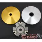 【KC 金成動力】普利盤+黃金6061鍛造風葉外盤+壓板+滑件組-KDU通用| Webike摩托百货