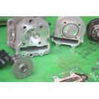 【KC】KYMCO JR 58.5mm Cylinder+2200 Microns Stoke Extended CrankShaft+Oversize Valve Cylinder Head = 145.14 c.c.Kit| Webike TW