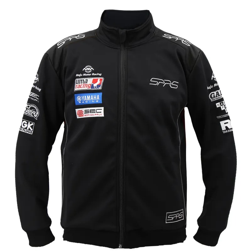 Sprs Speed R. White SPRS(Speed-R Sports) TMJ10 防風防水軟殼外套 (含五件式護具) (SPRS-TMJ10-S-BG)| Webike摩托百貨