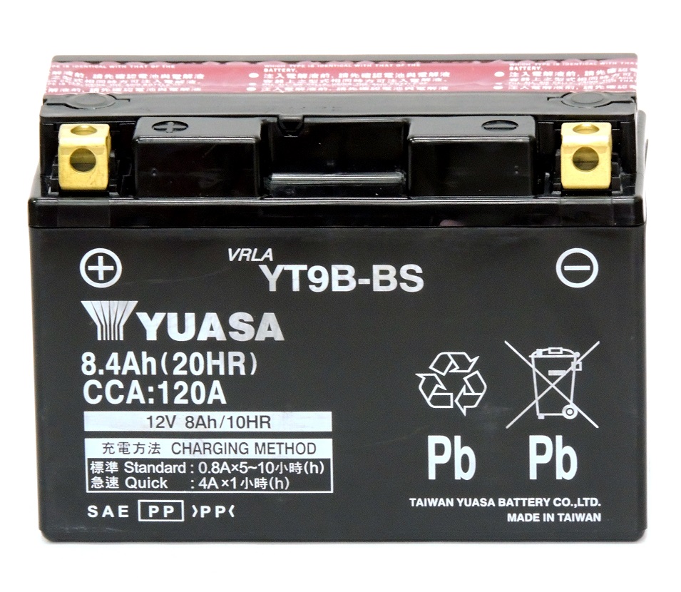 YUASA YT9B-BS 電瓶(YT9B-BS)| Webike摩托百貨