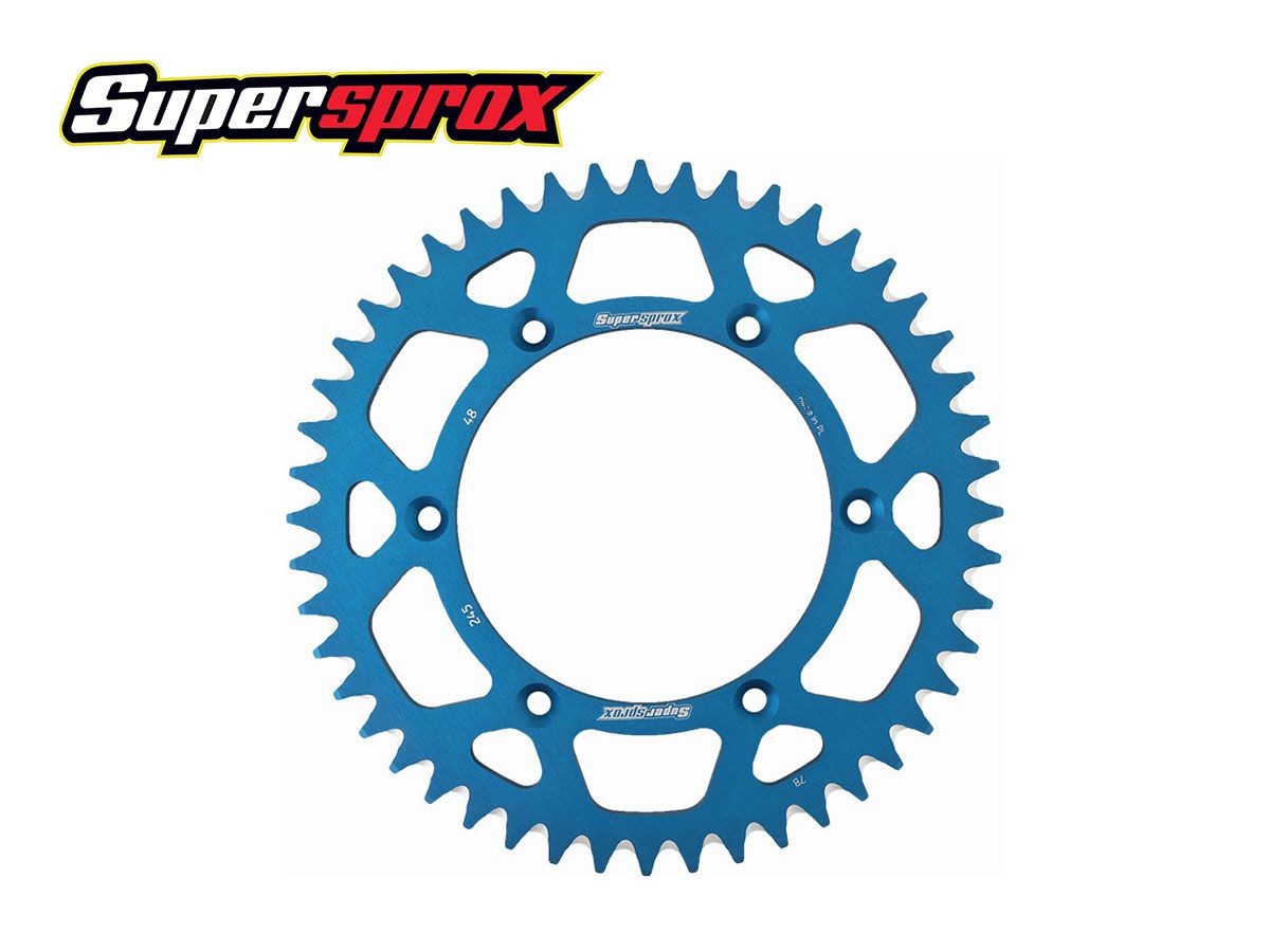 【Supersprox】สเตอร์อลูมิเนียม 52 SUPERSPROX BLUE - Webike Thailand