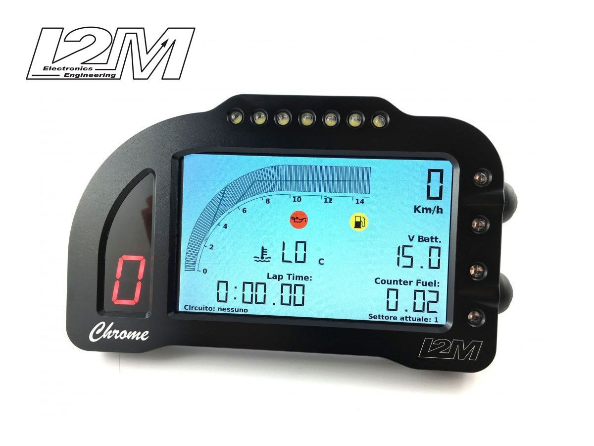 【I2M】I2M นาฬิกาจับเวลา ตัวรับข้อมูล จอแสดงผล GPS CHROME PLUS - Webike Thailand
